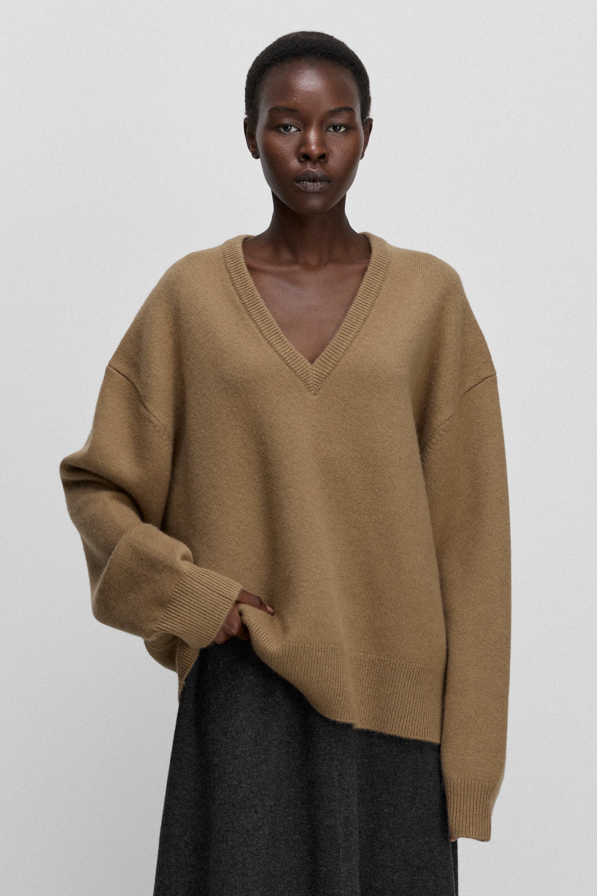 cashmere v-neck sweaters